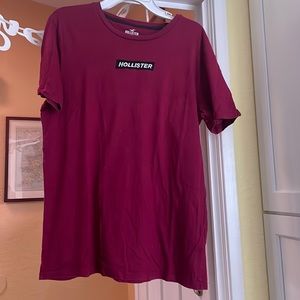 Red Hollister men’s shirt large